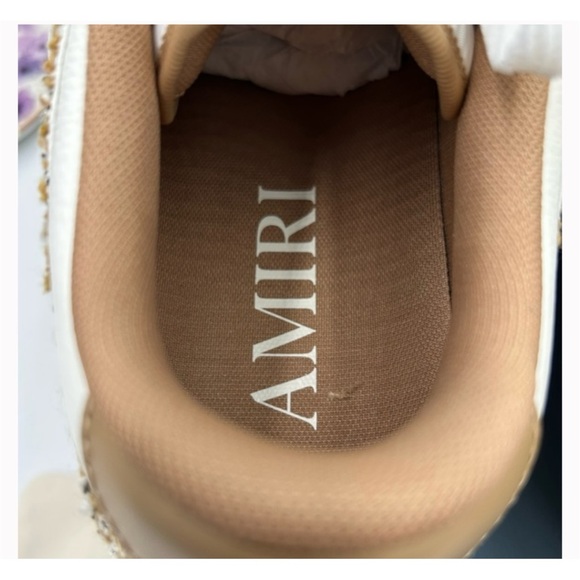 Amiri BOUCLE SKEL low top sneakers size 46 - Picture 3 of 7